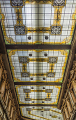 Image showing Decorated glass ceiling