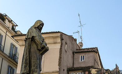 Image showing The heretic Giordano Bruno