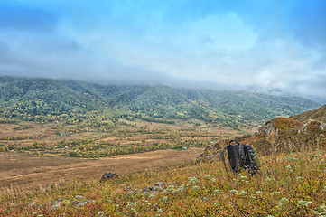 Image showing on the mountain