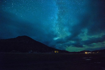 Image showing Night stars sky