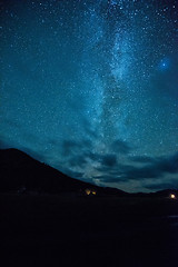 Image showing Night stars sky