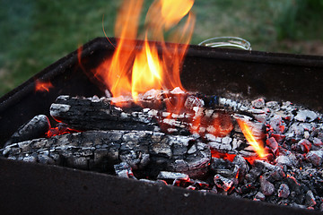 Image showing Burning embers