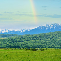 Image showing Snow-capped Mountains