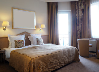 Image showing luxury hotel room Brugge Bruges Belgium 5 star    