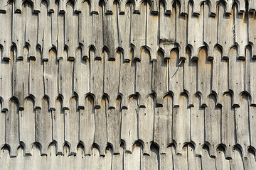 Image showing Wooden Roof Background