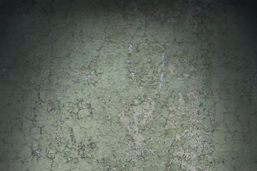 Image showing Grayish Green Weathered and Distressed Texture Lit Dramatically