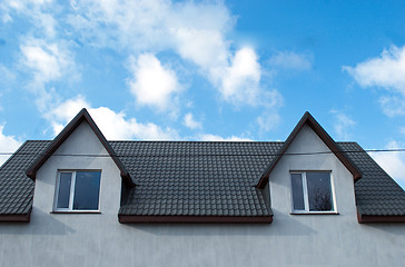 Image showing house roof two floors