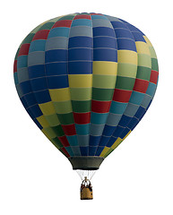 Image showing Hot Air Balloon Against White