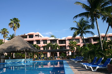 Image showing Caribbean luxury hotel
