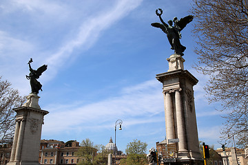 Image showing Piazza Pasquale Paoli in Rome, Italy