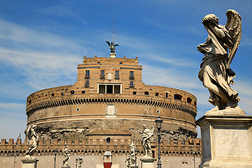 Image showing Castel Sant\' Angelo in Rome, Italy 