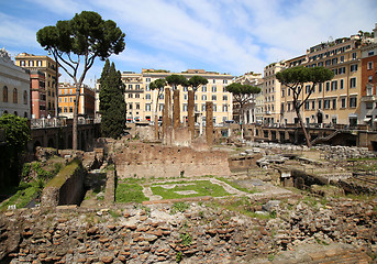 Image showing Largo di Torre Argentina in Rome, Italy