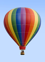 Image showing Hot Air Balloon Against Blue Sky