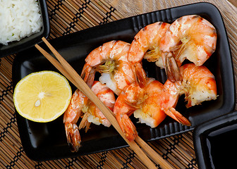 Image showing Asian Style Roasted Shrimps