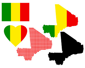 Image showing maps of Mali
