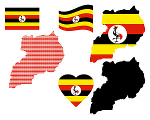 Image showing Uganda map