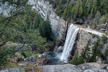 Image showing Nevada waterfalls in Yosemite