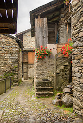 Image showing Old authentic village