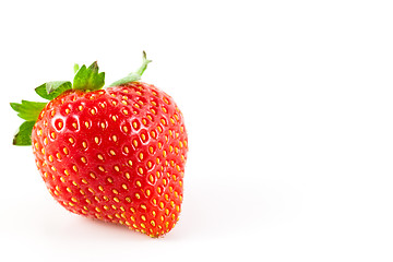 Image showing Real strawberry