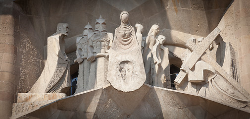 Image showing Sagrada Familia detail