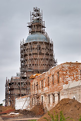 Image showing Restoration in Abalak Znamenski monastery. Russia