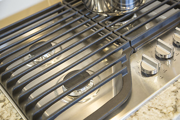 Image showing New Modern Natural Gas Range Stove