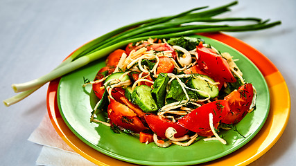 Image showing Fresh salad with tomatoes