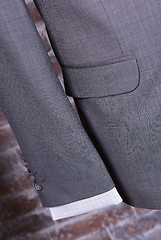 Image showing Suit Texture Close Up