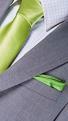 Image showing Suit Texture Close Up