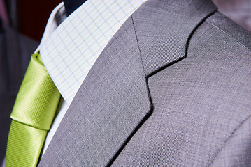 Image showing Suit Texture Close Up