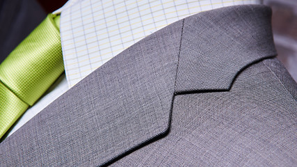 Image showing Suit Texture Close Up