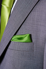 Image showing Suit Texture Close Up