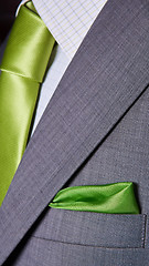 Image showing Suit Texture Close Up