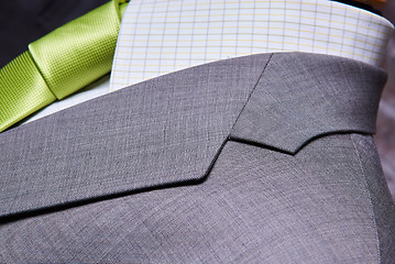 Image showing Suit Texture Close Up