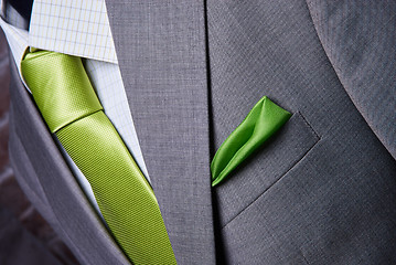 Image showing Suit Texture Close Up