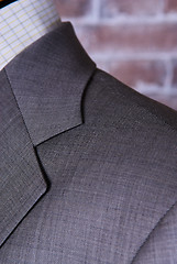 Image showing Suit Texture Close Up