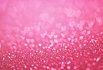 Image showing heart bokeh