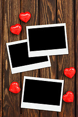 Image showing photo and red hearts