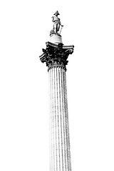 Image showing column in london england old architecture and sky