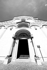 Image showing  exterior old architecture in italy europe milan religion       