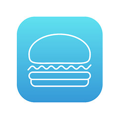 Image showing Hamburger line icon.