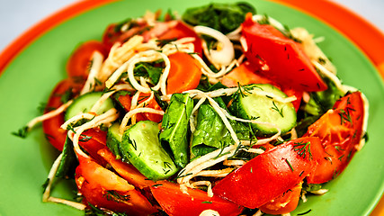 Image showing Fresh salad with tomatoes