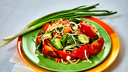 Image showing Fresh salad with tomatoes