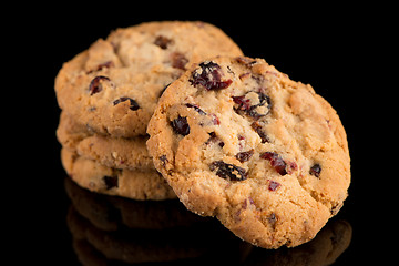 Image showing Dried fruits chip cookies 