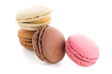 Image showing Colorful French Macarons