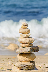 Image showing Pebble Pyramid