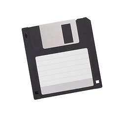 Image showing Floppy Disk - Tachnology from the past, isolated on white