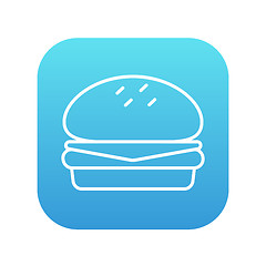 Image showing Hamburger line icon.