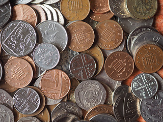 Image showing Pound coins