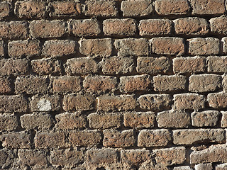 Image showing Red brick wall background